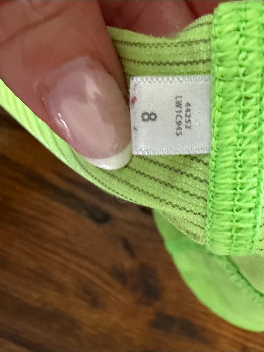 Neon Lululemon Lime Green Athletic Tank Top